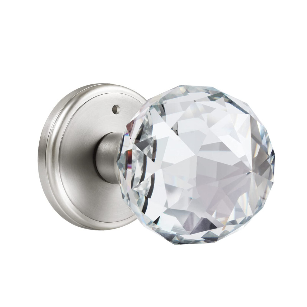 Boutons De Porte En Verre Cristal Clctk Pour Porte De Chambre Coucher De Salle De Bain Int Rieure De Qualit Sup Rieure-image