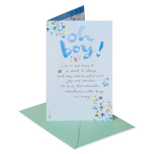 American Greetings Baby Shower Card til dreng (New Little One)