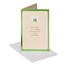 American Greetings Pet Sympathy Card (Vores dyr er vores familie)