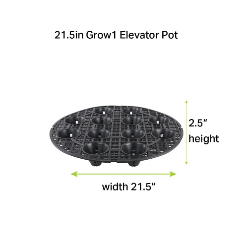 Grow1 21.5-Inch Υποστηρίγματα Γλάστρας για Φυτά (1-Τεμάχιο) 1