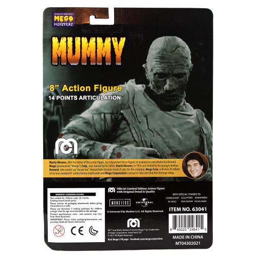 Mego Horror Die Mumie 8"" Actionfigur 1