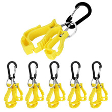Nanhong 6 stykker Handskeklip til arbejdshandske Holder Clip Construction Worker til briller Hjelme Handsken Grabber CLIP Golf handske Holder til