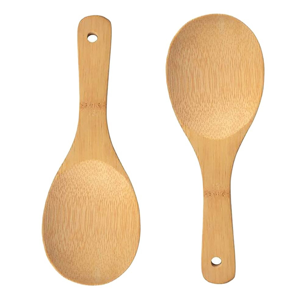 Cchude Lot De 4 Cuill Res Riz Antiadh Sives En Bambou Spatule Riz Spatule Riz-image