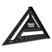 Mecurate Sparrenwinkel, 30,5 cm, dreieckiger Zimmermannswinkel, aus Aluminiumdruckguss fr Holzbearbeitung und Zimmerei