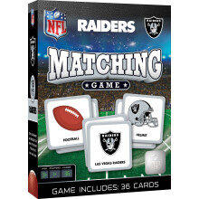 Sportovn hry MasterPieces  Las Vegas Raiders NFL Matching Game  hra pro deti a rodinu  smejte se a ucte se