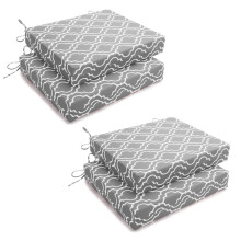 Conjunto de 4 Almofadas para Cadeiras de Exterior HARBOREST - Almofadas Impermeáveis para Móveis de Jardim - 18.5"x