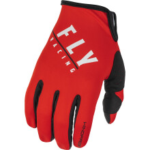 Fly Racing 2022 Erwachsene winddichte Lite-Handschuhe (Schwarz/Rot Large)