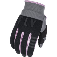 Fly Racing 2022 Youth Girls F-16 Handsker (GreysBlackpink Youth Large)