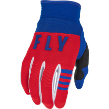 Fly Racing 2022 Erwachsene F-16 Handschuhe (Rot/Wei/Blau X-Small)