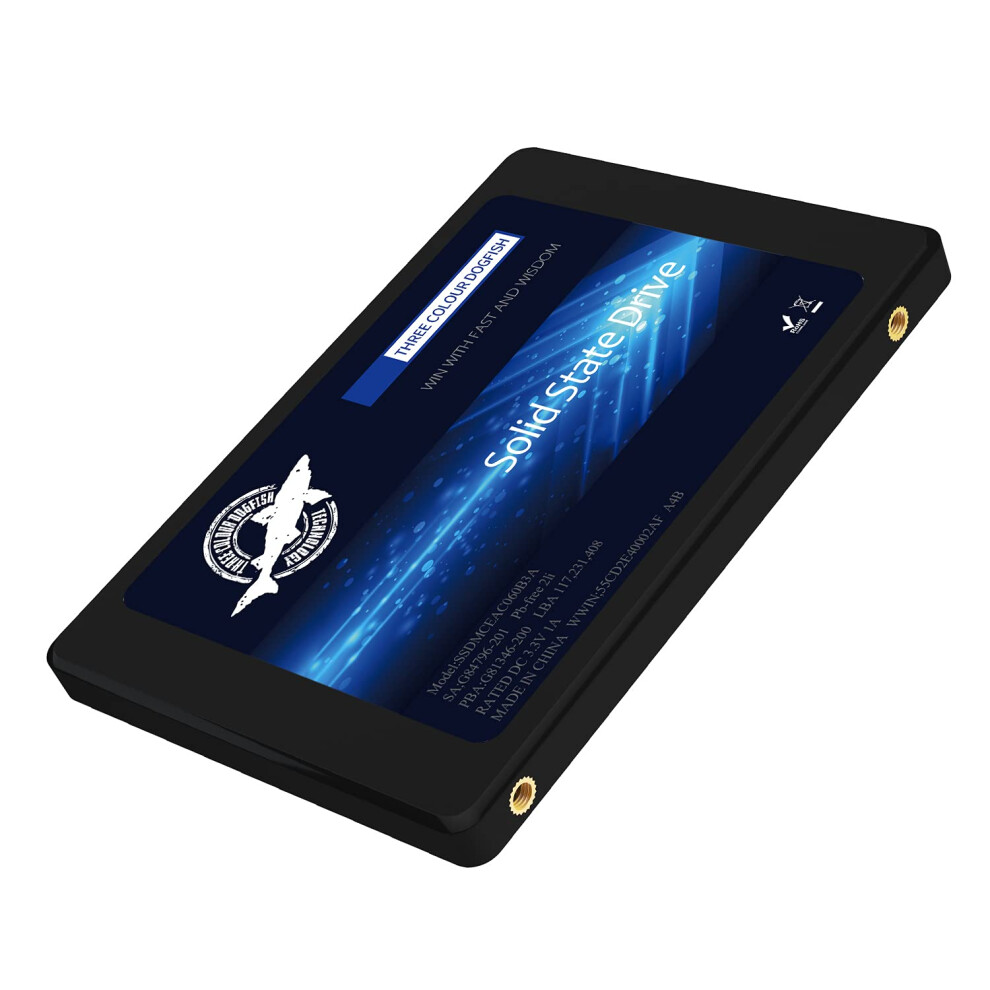 Dogfish 64Gb 2.5 Internal Ssd 3D Nand Solid State Drive Sata Iii 6Gb/S 2.5 Inch 7Mm (0.28 ) Read Up To 400Mb/S (2.5 64Gb) 719244588778