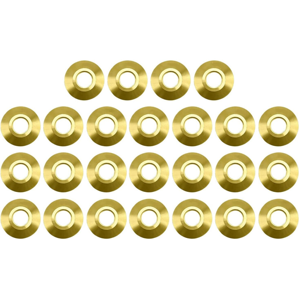 Collier de couverture de piscine en laiton     prix avantageux pour ancrage de couverture de piscine, lot de 25