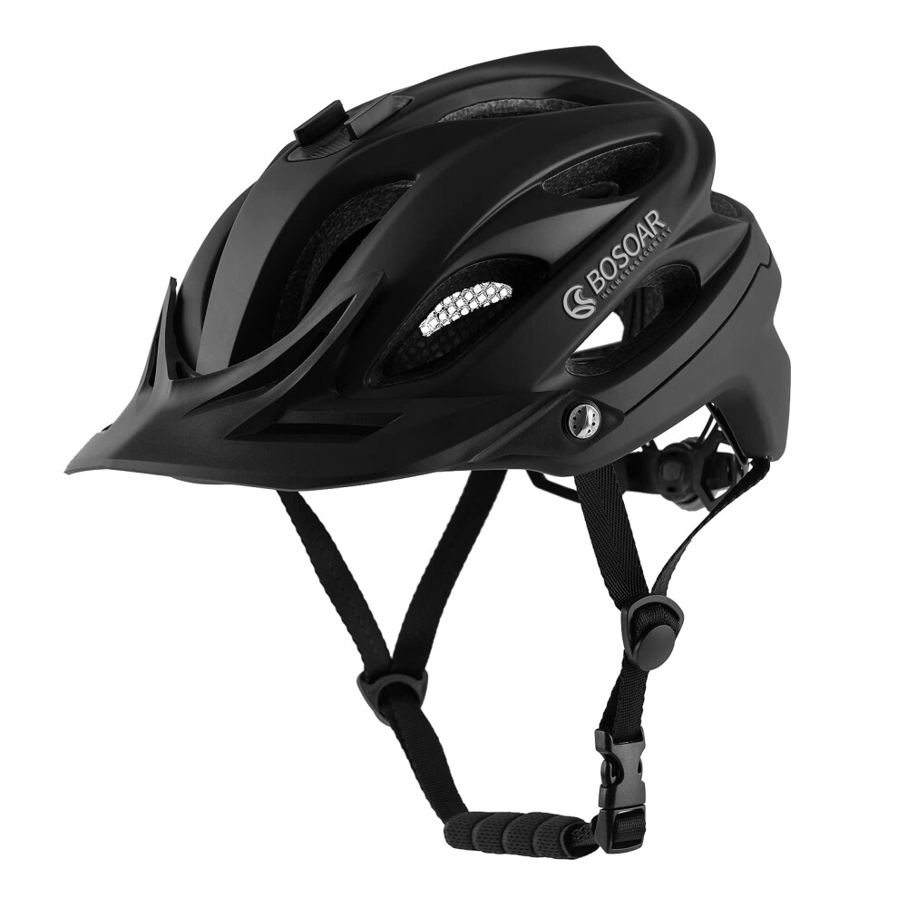 Bosoar Mountain Bike MTB Helmet Adult Bicycle Helmet with Camera Mount-image-OPC-PFKVFYF-NEW