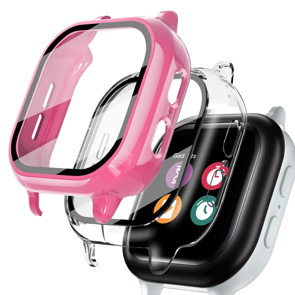 Kuaguozhe [2-Pack] Compatible For Gizmo Watch 2 Screen Protector Tempe Pink 785382510643