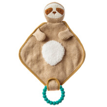 Mary Meyer Sticked Nursery Lovey med silikon teether 10-tums dov