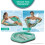 Aqua Supreme Hex Καρέκλα Float - Πολλαπλής Θέσης, Βαρέως Τύπου - Τεάλ Φερν 3