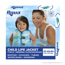 Gilet de Sauvetage Enfant Aqua Leisure, Homologué US Coast Guard, Type III