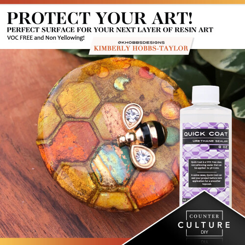 Counter Culture DIY Clear Quick Coat Sealer για Ρητίνη, 4 oz Συσκευασία 1