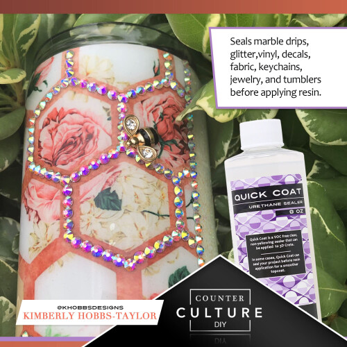 Counter Culture DIY Clear Quick Coat Sealer για Ρητίνη, 4 oz Συσκευασία 2