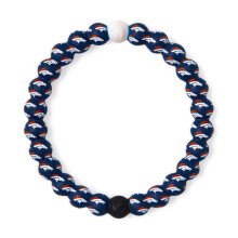 LOKAI SILICONE BEADE BRACLAND FR MEN & Women NFL Football Collection - Denver Broncos Logo Medium - Silikonsmycken Fashion Armband Slides -on f