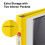 Staples Staples Πρότυπος Δεσμίδας 1 3-Ring View Binder, Κίτρινος 5