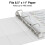 Staples Staples Πρότυπος Δεσμίδας 1 3-Ring View Binder, Κίτρινος 4