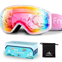 Freela Skibriller Snowboard Sneskil?b Snowboardudstyr Vinter Snesportsbriller Beskyttelsesbriller Antidug UV-beskyttelse Spejl Klare briller til