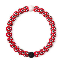LOKAI SILICONE BEADE ANMRKNING FR MEN & KVINNER NFL FOTBALL COLLECTION - KANSAS CITY Chiefs Red Logo Large - Silikonsmycken Fashion Armband Sli