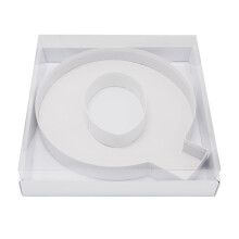 12 """" Kartongbrevformad Mache Dekorativa jordgubbar Fillbara godis godislda med klart lock (vit Q)