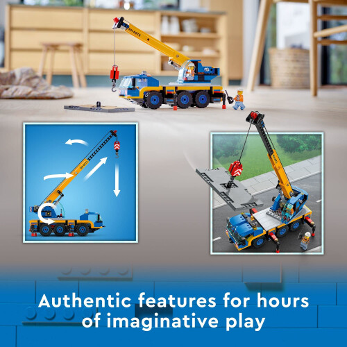 LEGO LEGO City Mobile Κρανοφόρο Όχημα 60324 - Κατασκευαστικό Μοντέλο με 2 Μινιφίγκουρες 2
