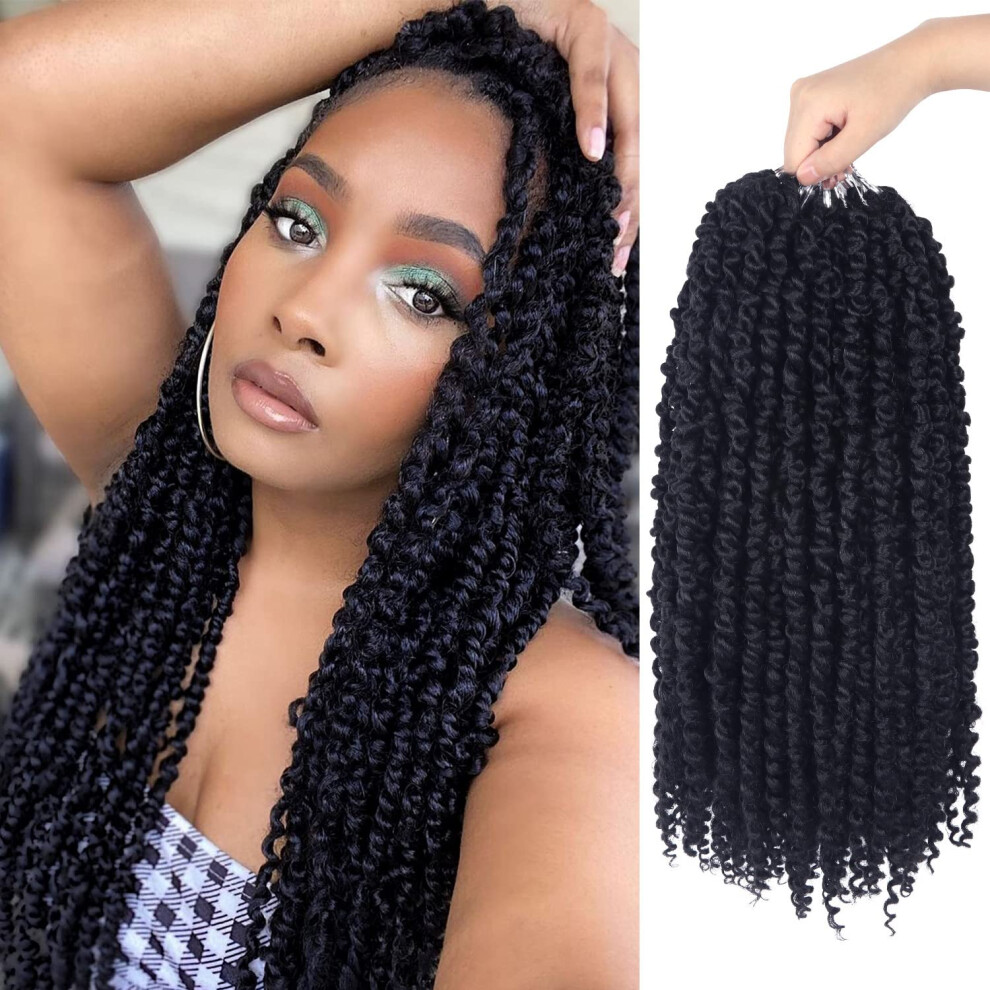Dubbelbladig Bileaf 8 Packs Passion Twist Crochet Hair 18 Inch Crochet Passion Twist Hair Pretwisted Pre Looped Passion Twist Crochet Braids Passion Twi
