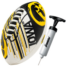 Franklin Sports Iowa Hawkeyes Skumfotboll - Ungdom Mini Fotboll för Barn - 8.5" Junior Mjuk Skum Boll - SPACELACE
