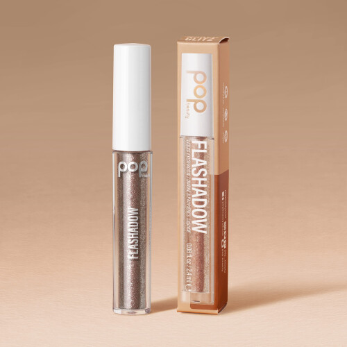POPBEAUTY Flashadow - Naked Glitz | Υγρό Σκιά Ματιών με Γκλίτερ | 2.4 Ml 2