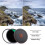 K&F Concept 77mm Magnetic ND1000 Lens Filter (10-Stop Fixed Neutral Density Filter) Magnetic Basic Ring + Filter Cap with 28 Multi-Layer Coa 4