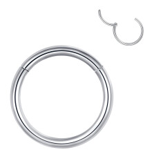 LoveBodyJewelry 2pcs 18g 12 mm h?ngslet b?jle n?se ring s?lv septum ring klik 316L kirurgisk st?l n?se b?jle 18 gauge brusk ?rering n?se piercing