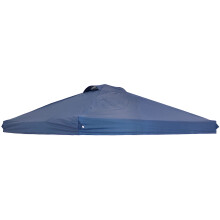 Sunnydaze 12 x 12 ps Premium Pop-Up Canopy Shade com ventilao - Top de substituio de tecido Oxford 150D revestido de PU para dossel - Azul