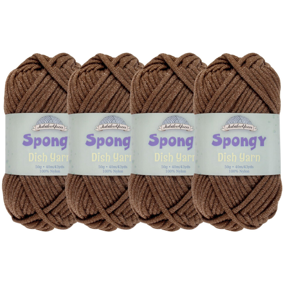 Fil     vaisselle spongieux JubileeYarn - Torchon en polyester - 50 g/   cheveau - Poitrine