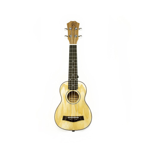 Barcelona Solid Top Ash Wood Soprano Ukulele Bundle με Θήκη, Τ tuner, Σταντ, Λουράκι και DVD 2