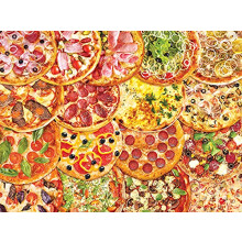 LPF Pizza Party 500-teiliges Colorluxe Premium-Puzzle