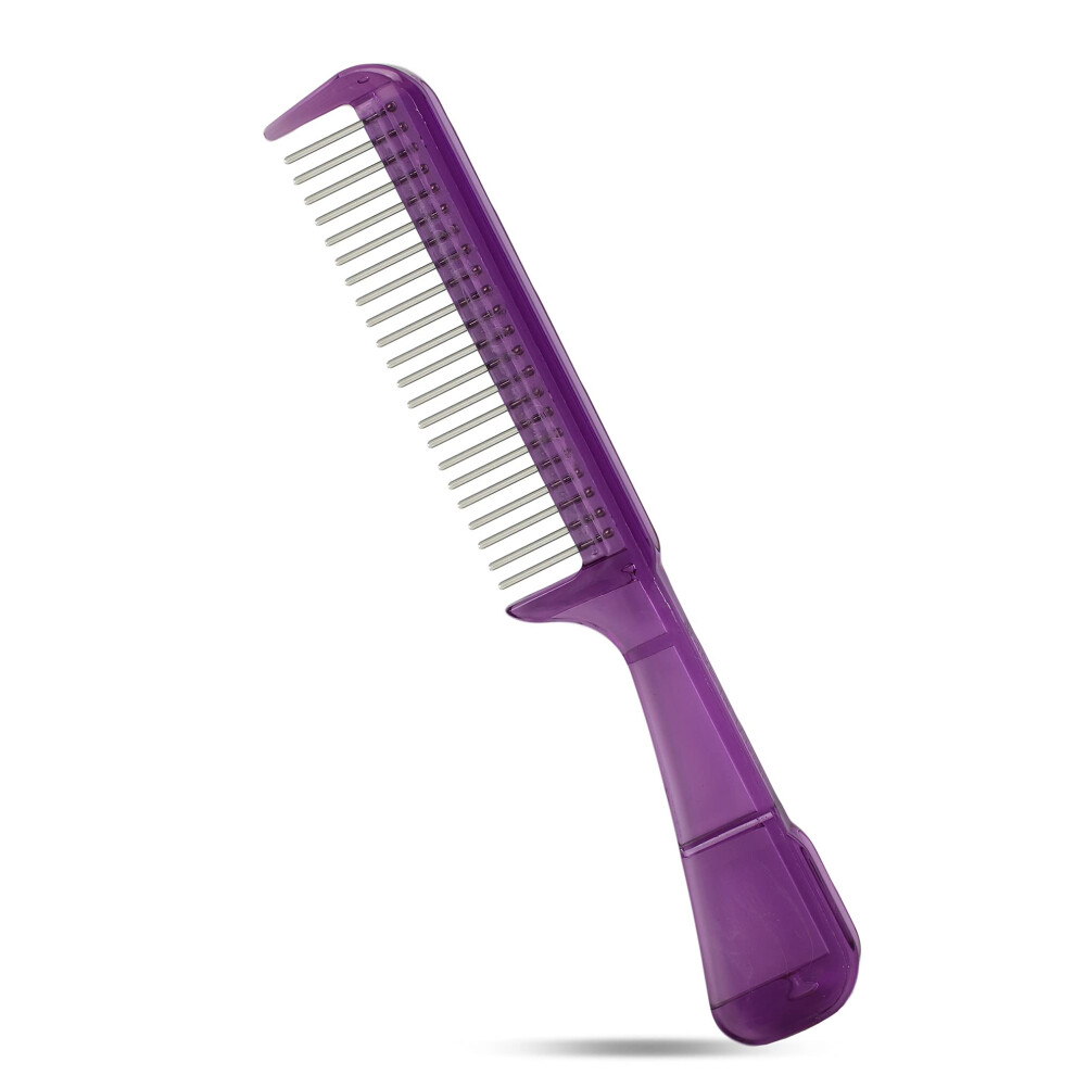 Take Hair Endlich Wieder Volles Haar The Hair Doctor Hair Doctor Handle Comb With Silky Smooth Rotating Teeth Reduces Hair Breakage And Hair Loss 22 Stainless Teeth