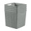 Curver Curver Set van 4 Jute Grote Cube Decoratieve Plastic Opbergmanden 1