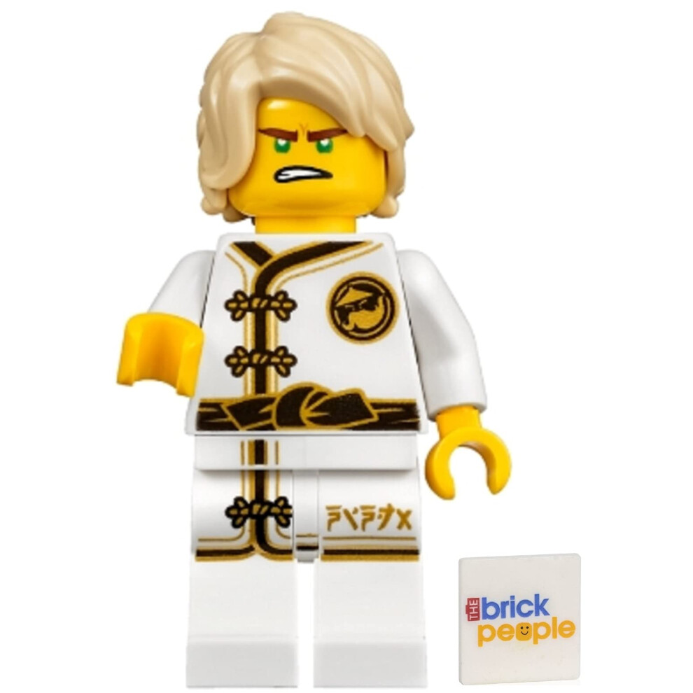 New Lego The Ninjago Movie Minifigure - Lloyd In Wu-Cru Training Gi White B09hp6w6gs