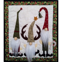 Wandquiltset van Rachel's of Greenfield Gnomes Wandquiltset 13""""x1