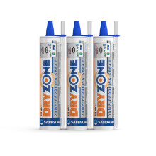 Dryzone Damp Proofing Cream DPC 310x3 - High-strength Injection cream for rising damp treatment. BBA & WTA Approved