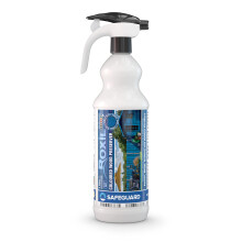 Roxil Wood Stain Preserver (Cobalt Blue, 1L Spray) for Decking, Fence, Shed, Furniture. Up to 5 Year Protection for Indoor & Outdoor