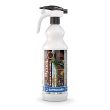 Roxil Wood Stain Preserver (Burnt Umber, 1L Spray) for Decking, Fence, Shed, Furniture. Up to 5 Year Protection for Indoor & Outdoor