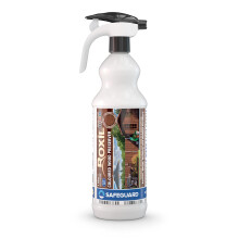 Roxil Wood Stain Preserver (Chestnut, 1L Spray) for Decking, Fence, Shed, Furniture. Up to 5 Year Protection for Indoor & Outdoor