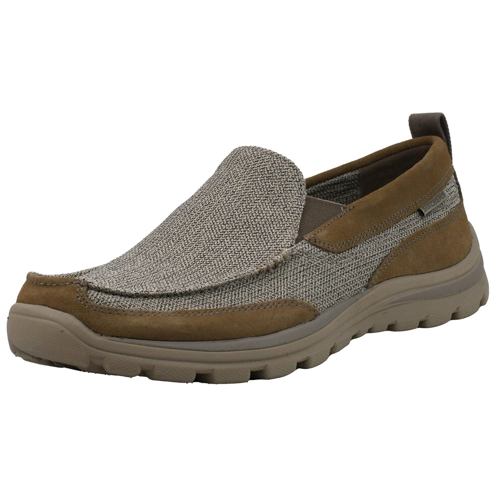 Skechers Men's Superior Milford Loafer  Tan  11.5 M US