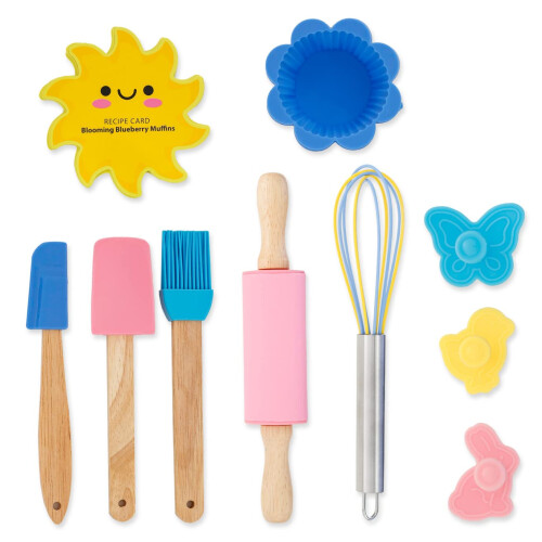 Set da Cucina da Giardino 19 Pezzi per Bambini con Ricette 1