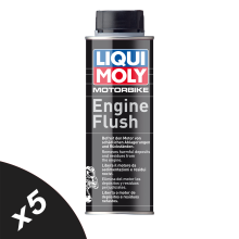 Liqui Moly 1657 Motorbike Engine Flush Cleaner Oil Additive 5x250ml