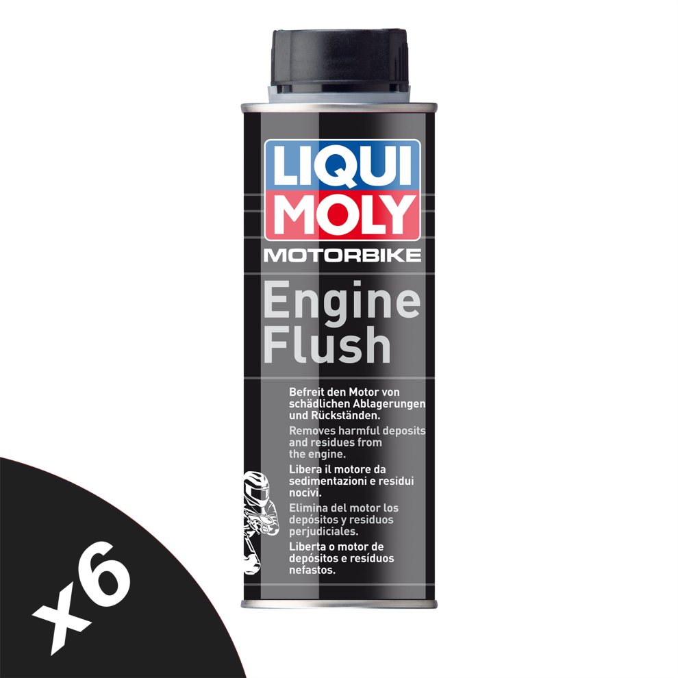 Liqui Moly 1657 Motorbike Engine Flush Cleaner Oil Additive 6X250ml 5056820533049